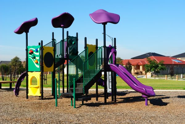 Playground Mulch Removal in Danville