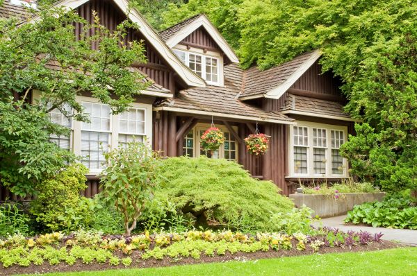 Log Home Landscaping in Danville