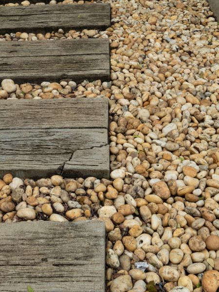Pea Rock Installation in Danville